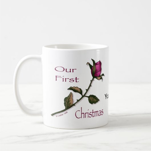 Eerste kerstroos mokken (Links)