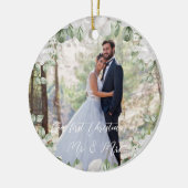 Eerste kerstversiering keramisch ornament (Links)