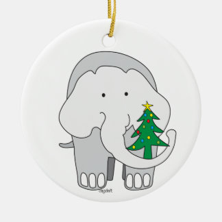 Eerste kerstversiering keramisch ornament
