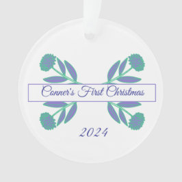 Eerste kerstversiering ornament