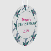 Eerste kerstversiering ornament (voorkant)