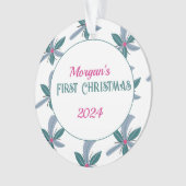 Eerste kerstversiering ornament (voorkant)