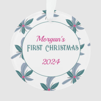 Eerste kerstversiering ornament