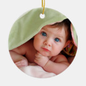 Eerste kerstversiering voor baby's keramisch ornament (Voorkant)