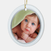 Eerste kerstversiering voor baby's keramisch ornament (Links)