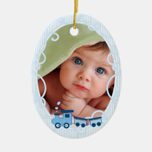 Eerste kerstversiering voor baby's keramisch ornament (Voorkant)