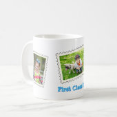 Eerste KIND Beste KIND ooit 3 aangepaste foto Koffiemok (Voorkant links)