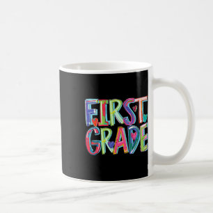 Eerste klas grappig terug naar school gelukkige ee koffiemok