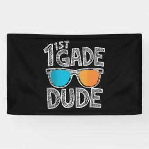 Eerste klas kerel terug naar school eerste klas st spandoek