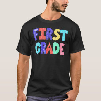 Eerste klas leraar 1e klas Squad Student Back T T-shirt
