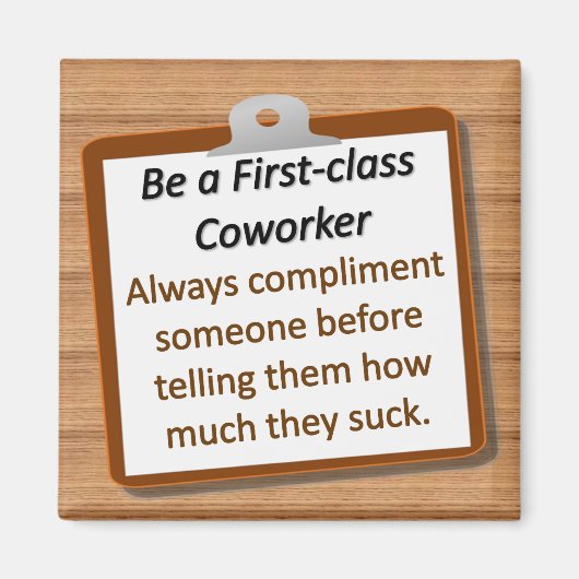 Eerste klas magneet (Voorkant)