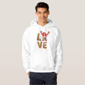 Eerste klas rendierkerstkerstman hoodie (Voorkant volledig)
