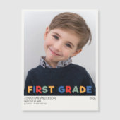 Eerste klas schooljaar foto Keepsake magneet (Voorkant)