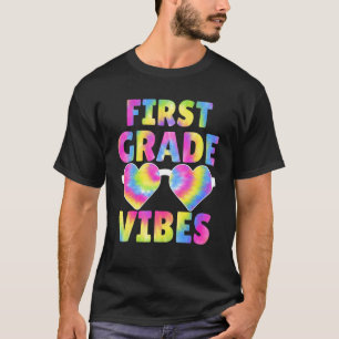 Eerste klas sfeer tie-dye terug naar school kind 1 t-shirt