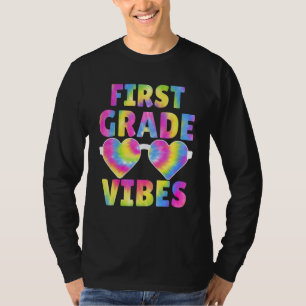 Eerste klas sfeer tie-dye terug naar school kind 1 t-shirt