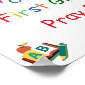 Eerste klas teken poster (Hoek)