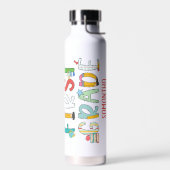 Eerste klas Terug naar School gepersonaliseerd Waterfles (Links)