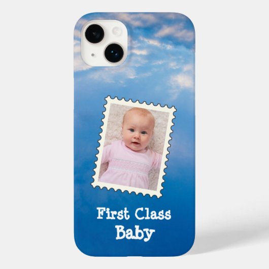 Eerste klasse BABY Beste Baby ooit aangepaste foto Case-Mate iPhone Case (Achterkant)