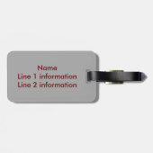 Eerste Klasse - bagagelabel (Achterkant horizontaal)