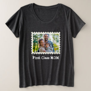 EERSTE KLASSE MOM Beste Mam ooit voor MOM douanefo Grote Maat T-shirt