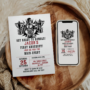 Eerste knock-out verjaardag kaart