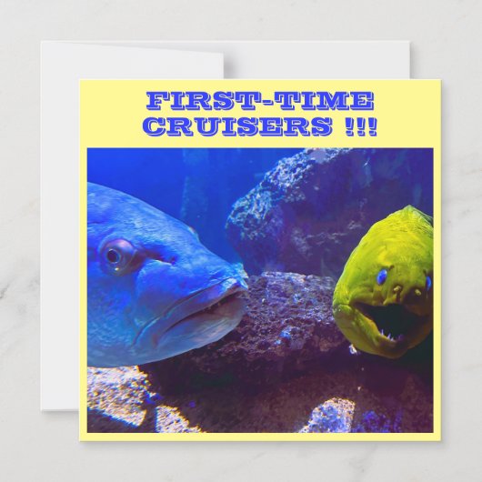 EERSTE KRUISERS SCHIP DEUR MAGNEET MAGNETISCHE UITNODIGING (Voorkant)