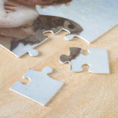 Eerste Kus door Bouguereau, Antieke Victoriaanse E Legpuzzel (Zijkant)