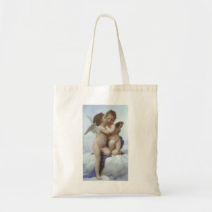 Eerste Kus door Bouguereau, Antieke Victoriaanse E Tote Bag
