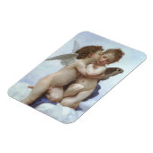 Eerste kus door Bouguereau,  Victoriaans Angels Magneet (Linkerzijde)