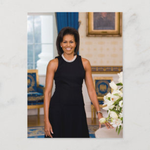 EERSTE LADY MICHELLE OBAMA BRIEFKAART
