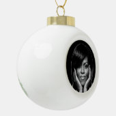 EERSTE LADY MICHELLE OBAMA-versiering Keramische Bal Ornament (Links)