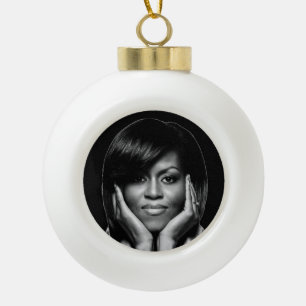 EERSTE LADY MICHELLE OBAMA-versiering Keramische Bal Ornament