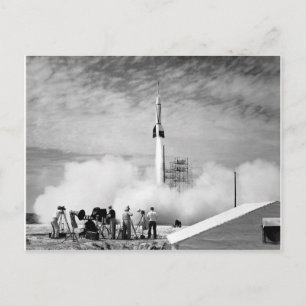 Eerste lancering van de Raket, Kaap Canaveral, "Bu Briefkaart