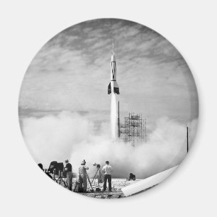 Eerste lancering van de Raket, Kaap Canaveral, "Bu Magneet