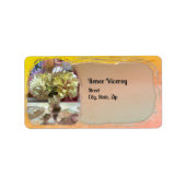 Eerste lente bloemen PCM1 adres Etiket (Voorkant)