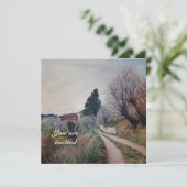 EERSTE LENTE IN HET TUSCAANSE LANDSCHAP KAART (Staand voorkant)