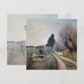 EERSTE LENTE IN TUSCANE goud Kaart (Voorkant / Achterkant)