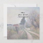 EERSTE LENTE IN TUSCANE goud Kaart (Achterkant)