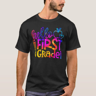 Eerste leraar eerste klas eerste dag terug naar sc t-shirt