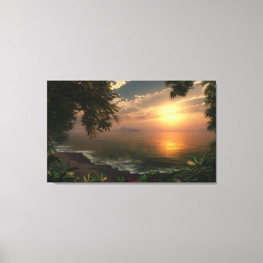 Eerste licht canvas afdruk (Voorkant)
