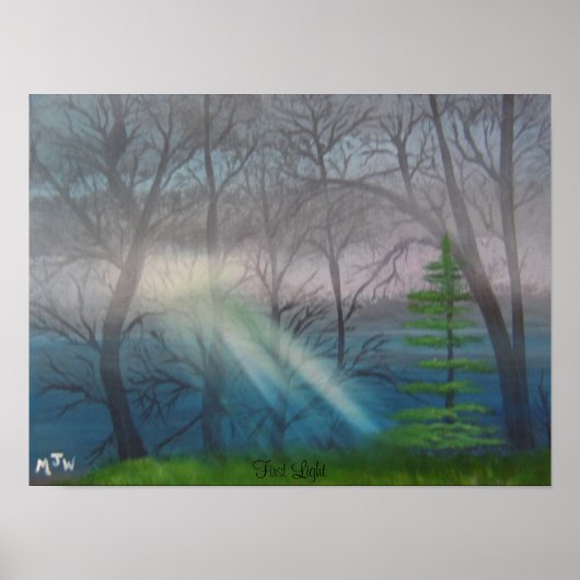 Eerste licht poster (Voorkant)