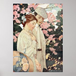 Eerste liefde van Jessie Willcox Smith Poster