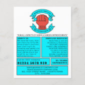 Eerste Logo, Handyman Adverteren Flyer (Voorkant)