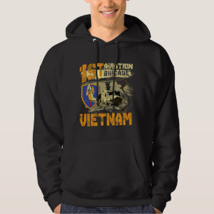 Eerste luchtvaartbrigade Vietnam Veteraan Piloot d Hoodie