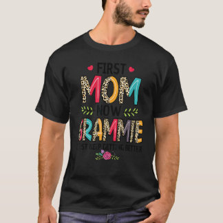 Eerste mam nu grammie ik blijf beter met moeder t-shirt