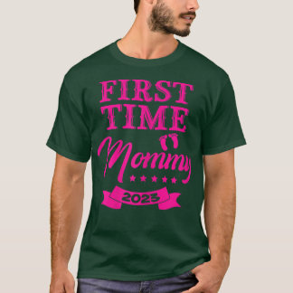Eerste mammie mammie 2023 Zwangerschap T-shirt