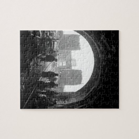 Eerste mannen en apparatuur voor het Amerikaanse l Legpuzzel (Horizontaal)