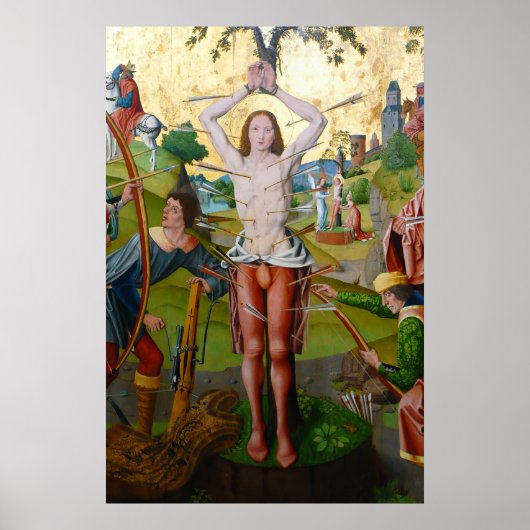 Eerste martelaarschap van St. Sebastian (M 013) Poster (Voorkant)