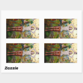 Eerste martelaarschap van St. Sebastian (M 013) Rechthoekige Sticker