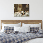 Eerste mededeling, 1867 canvas afdruk (Insitu (Slaapkamer))